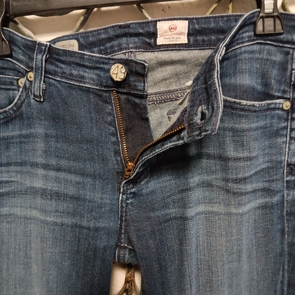 ag ADRIANO GOLDSCHMIED Angelina Petite Bootcut 49 button jeans, 27R - Picture 3 of 16